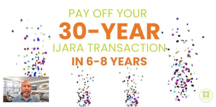 Thirty Years Transaction Banner in White Color