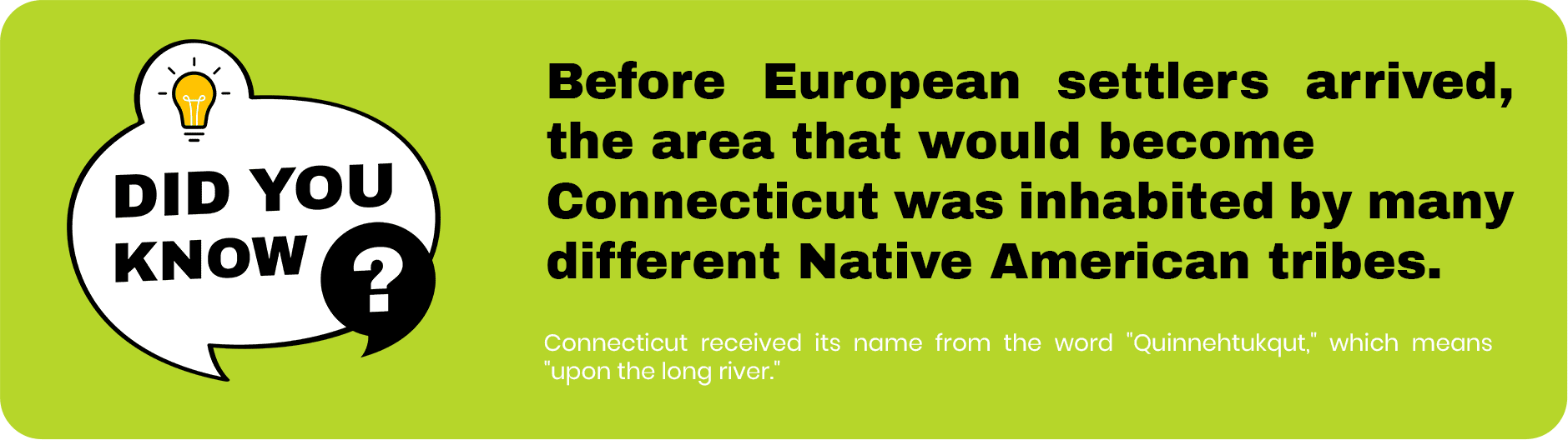 Did you know? Connecticut's Native American history.